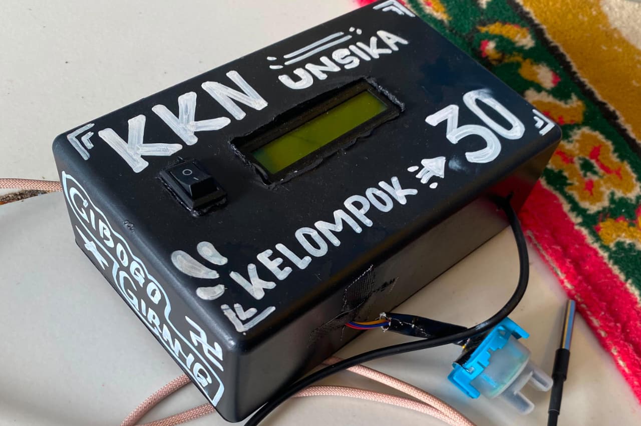Smart Water Monitoring karya Kelompok 30 (Sumber: KKN Unsika Kelompok 30)