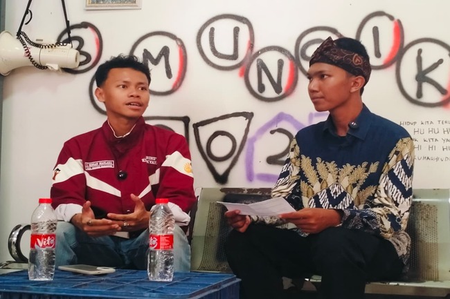Proses Wawancara bersama saudara Muhammad Ihsan Maulana.